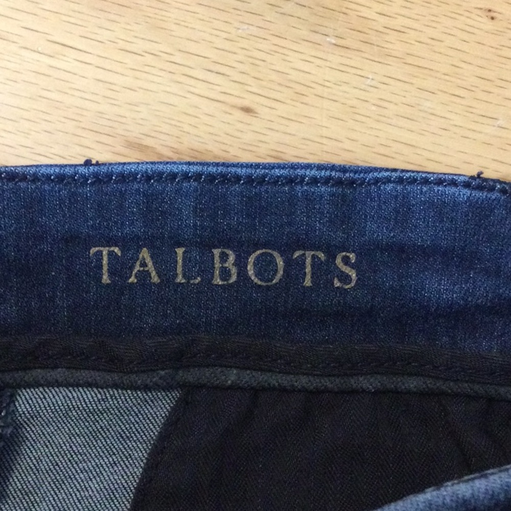 6 Talbots Heritage Ankle Side Zip Blue Denim Jeans - Picture 15 of 16